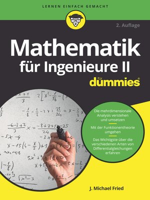 cover image of Mathematik f&uuml;r Ingenieure II f&uuml;r Dummies